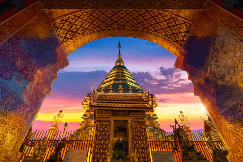 wat phra that doi suthep chiang mai thailand
